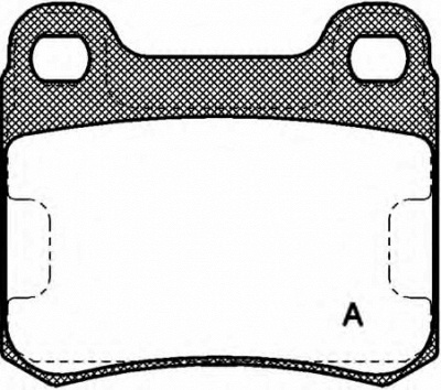 OPEN PARTS bpa015700 -  Комплект тормозных колодок, дисковый тормоз